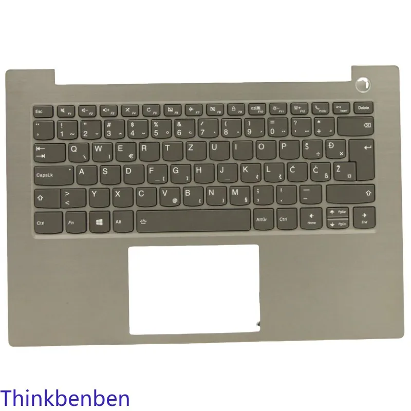 

SI Slovenian Mineral Gray Keyboard Upper Case Palmrest Shell Cover For Lenovo ThinkBook 14 14IML 14IIL 5CB0W44365