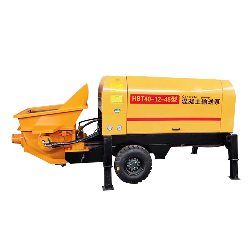 Yugong Brand Trailer Concrete Pump Hydraulic Spray Machine For Paint