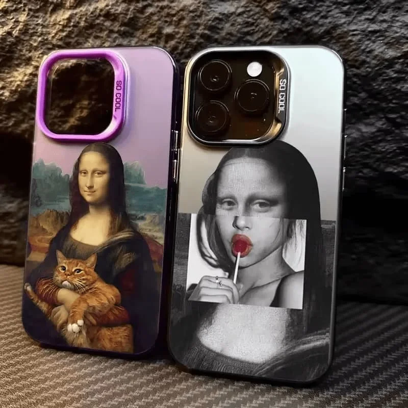 

Art Aesthetic Mona Lisa Phone Case For Samsung Galaxy S25 S23 S24 S22 S21 Ultra Plus FE A16 A56 A15 A53 A54 A55 A36 A26 5G Cover