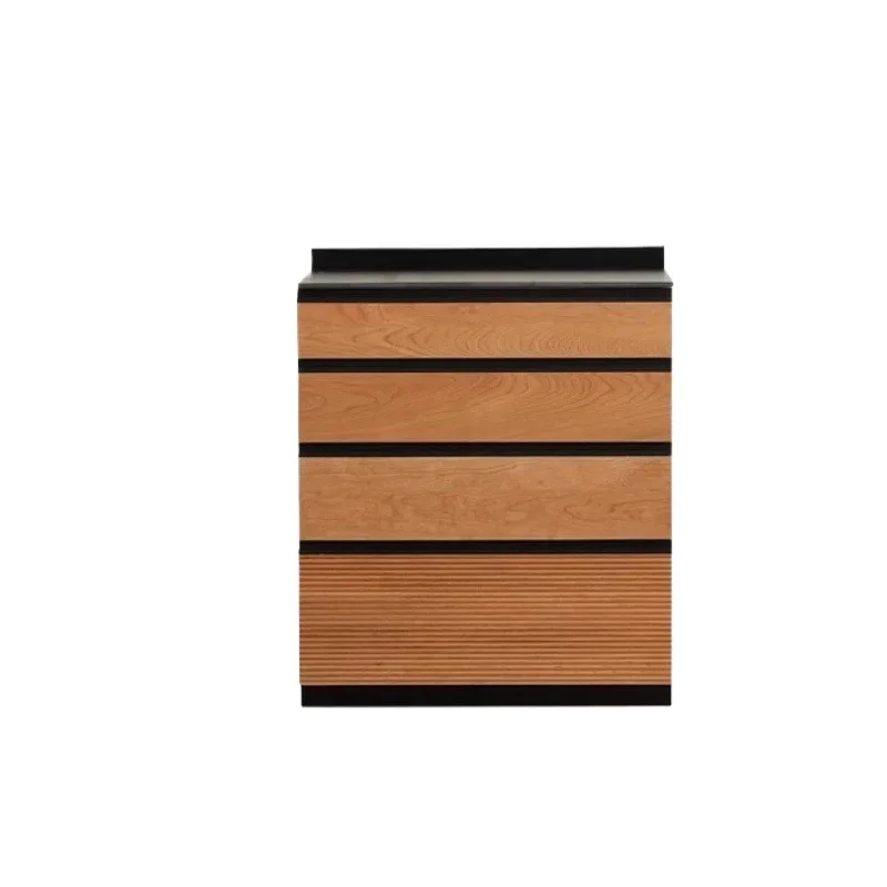 

Solid wood storage locker Cherry wood furniture Japanese restaurant tea cabinet