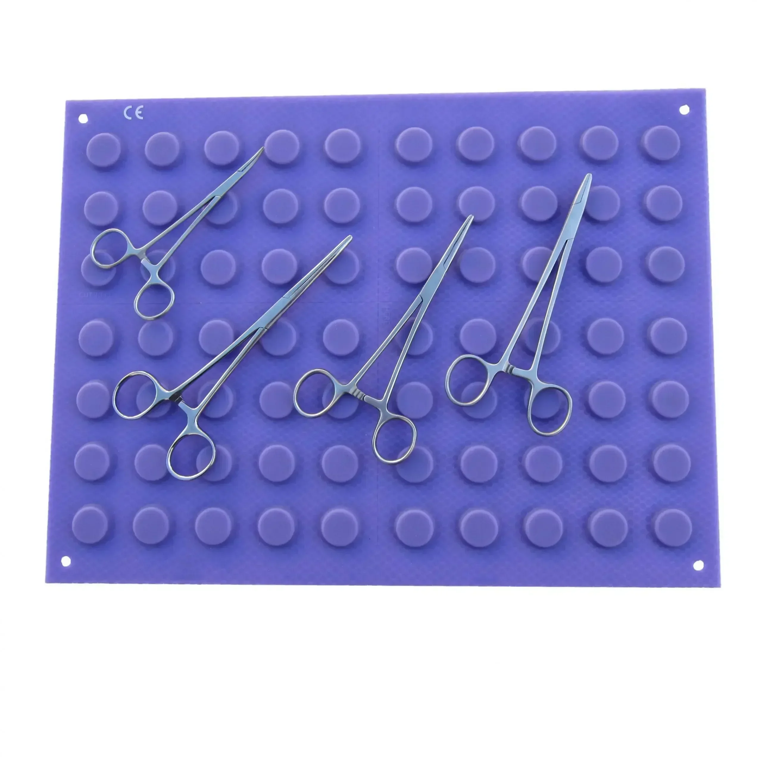 Autoclave and Non-Slip Reusable magnetics silicone mat for surgical instrument/custom color/30*40cm