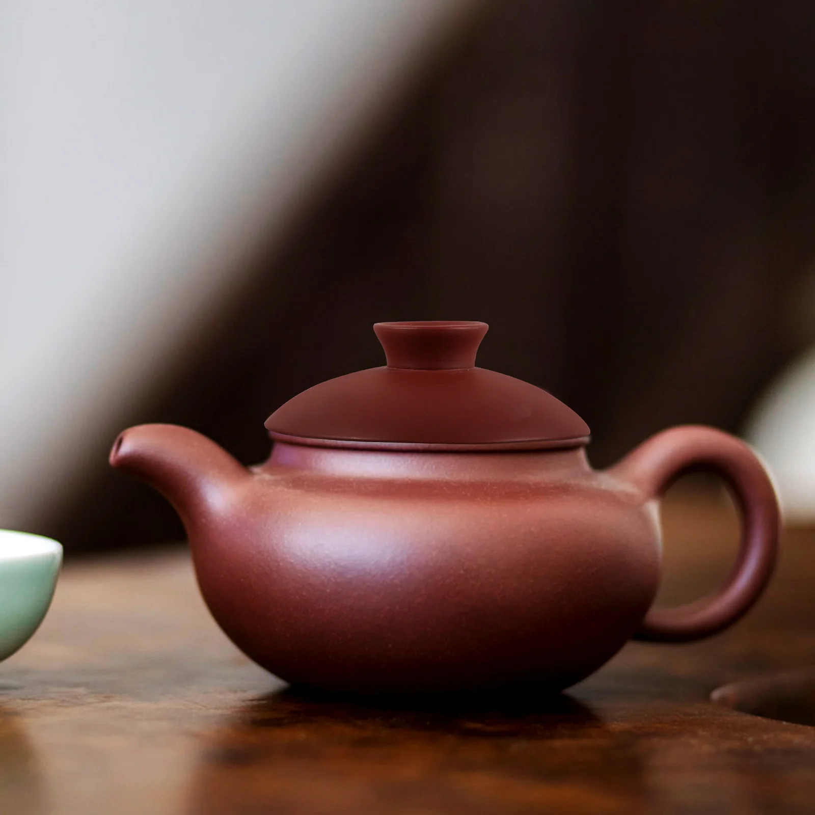 

Replacement Tea Cup Lid Purple Sand Pottery Delicate Tea Kettle Cover Home Party Camping Pottery Teapot Accessory Decorative Lid
