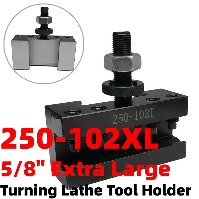 

5/8" Oversize Quick Change Turning Facing Lathe Tool Post Holder 250-102XL CNC Machine Tool Parts For Precision Ground/hardened