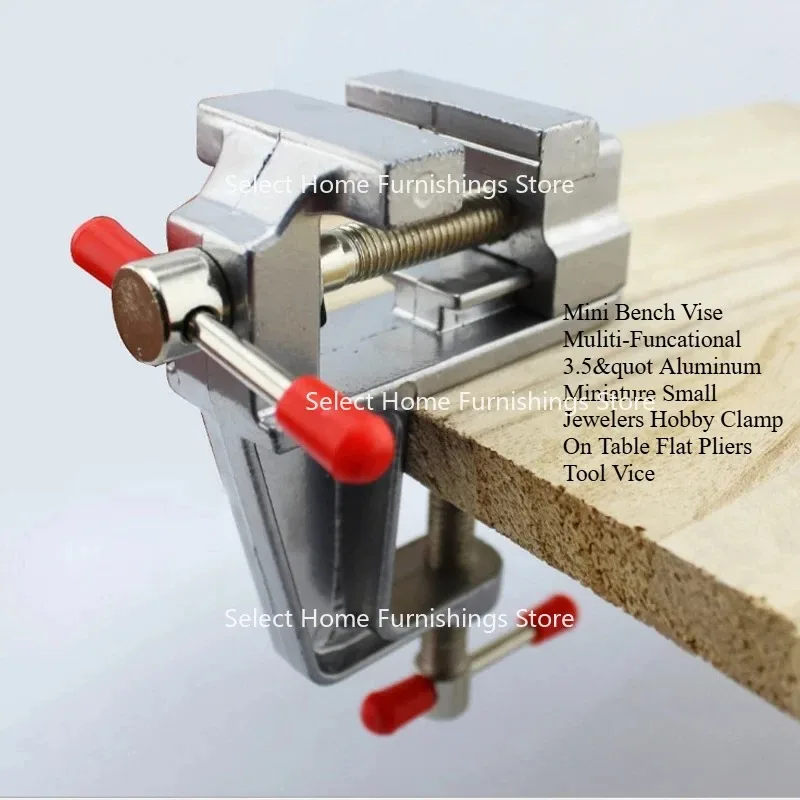 

Suitable for Mini Workbench Vise Muliti Function 3.5-inch Aluminum Small Jewelry Table Clamp Tool