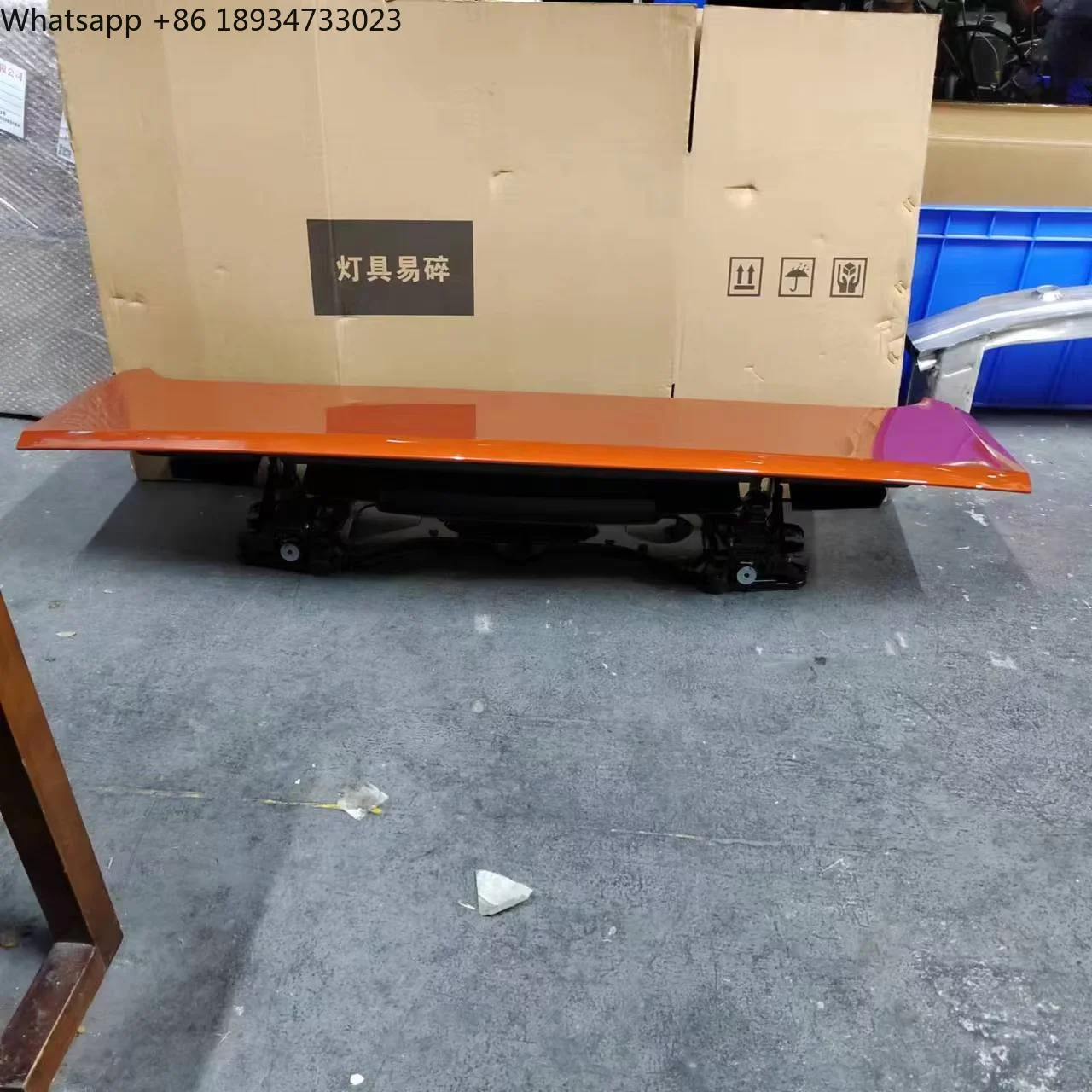 For Rapid Delivery Original Used 2018 971.1 porsche Panamera Accessories 971 Turbo Rear Spoiler