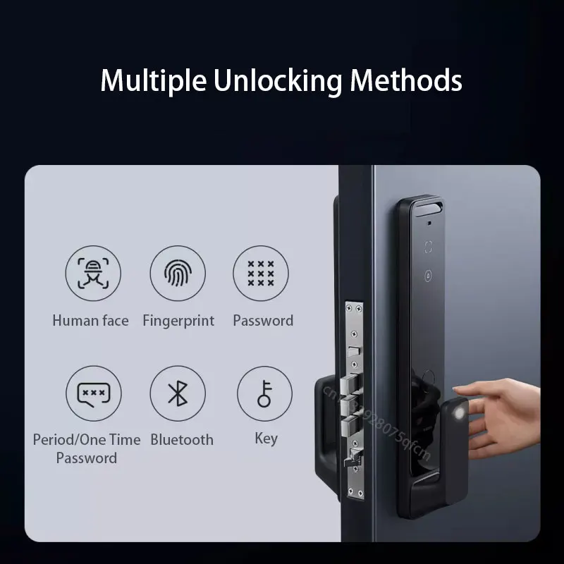 Xiaomi Mijia Smart 3D Face Recognition Door Lock 1S Unlocking Fingerprint Scanner Bluetooth Password Intelligent Home Door Lock