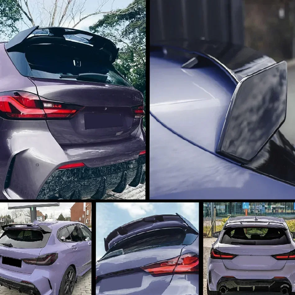 Rear Roof Spoiler Wing Trunk Upper Splitter Lip M Sport Style For BMW 1 Series F40 M Sport M135i M140i 2019-2021 2022 2023 2024