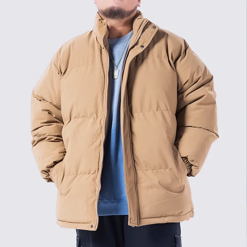 Plus Size Winter Jackets Men Oversized Parka Coat Loose Fit Large Size Waterproof Outdoor Hiking Men Clothing