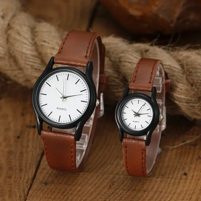 

Men Watches Business Wrist Watch Luxury Leather Strap Analog Watches Quartz Wristwatches Clock Men Women Casual Simple Watch