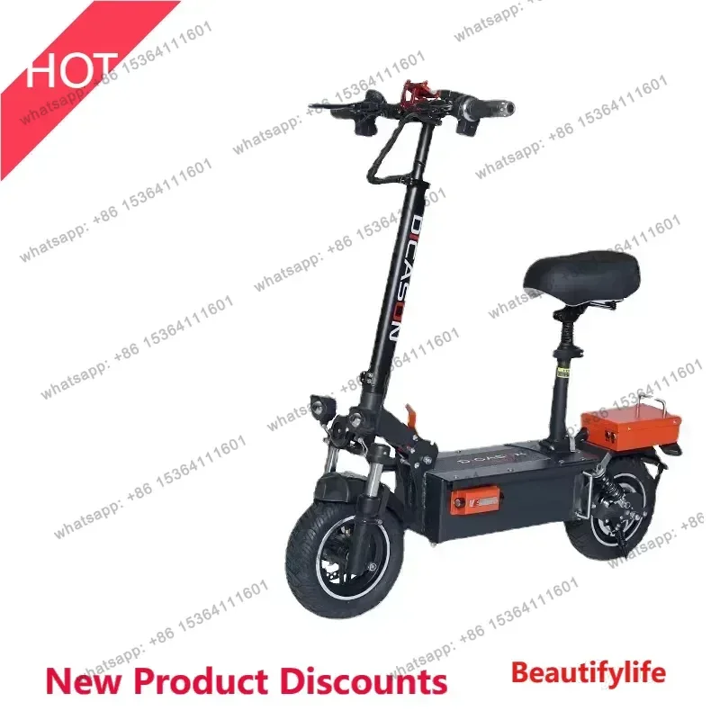 

Small Pedal Scooter Battery Car Adult Folding off-Road Electric Car