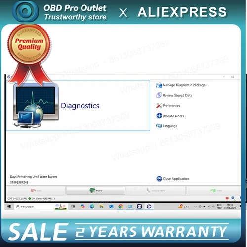 Imagen 2 del producto 2025 NUEVO SOFTWARE MDI PARA MDI MDI2 GDS 2 TE-CHwin DPS Con certificado 4,55 y activar por visor de equipo