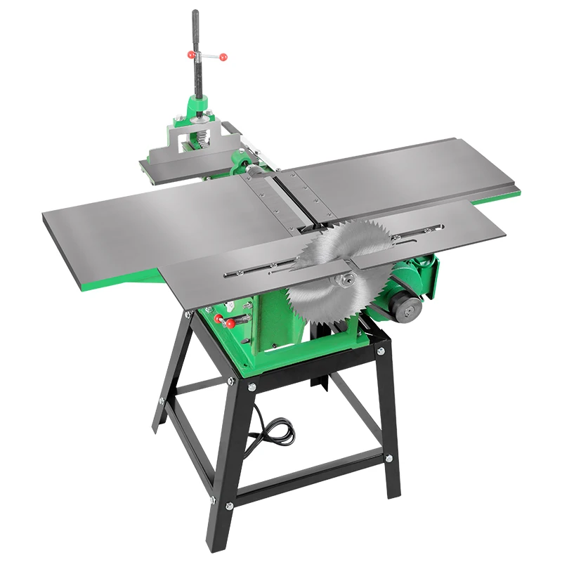 

Woodworking planer table, multi-functional sawing and planing integrated, tenon-opening woodworking table planer