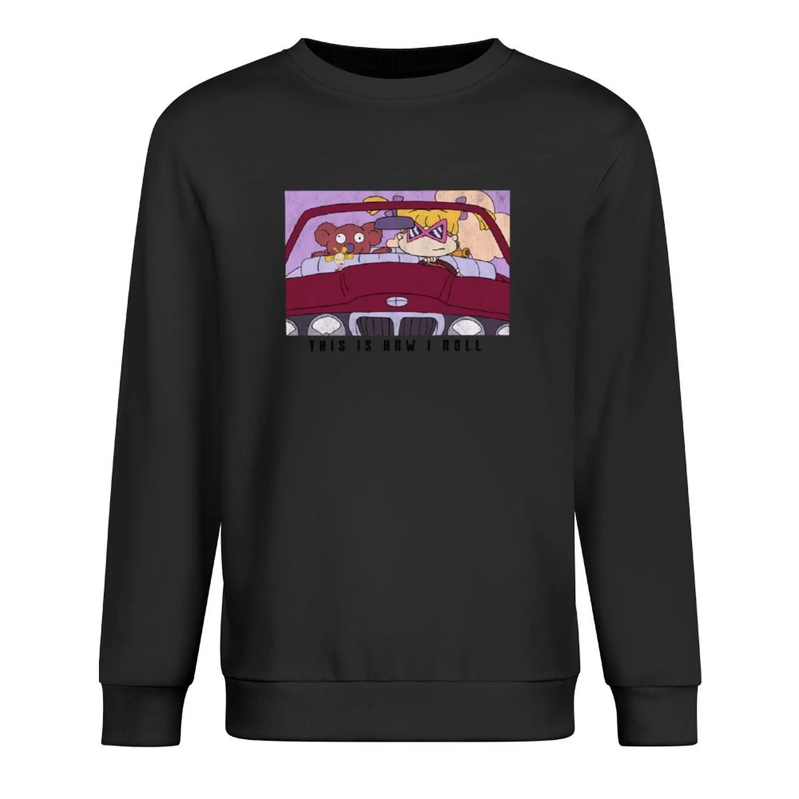 

Rugrats Angelica And Cynthia This Is How I Roll Pullover mens clothing korean clothes autumn new products new in sweatshirts