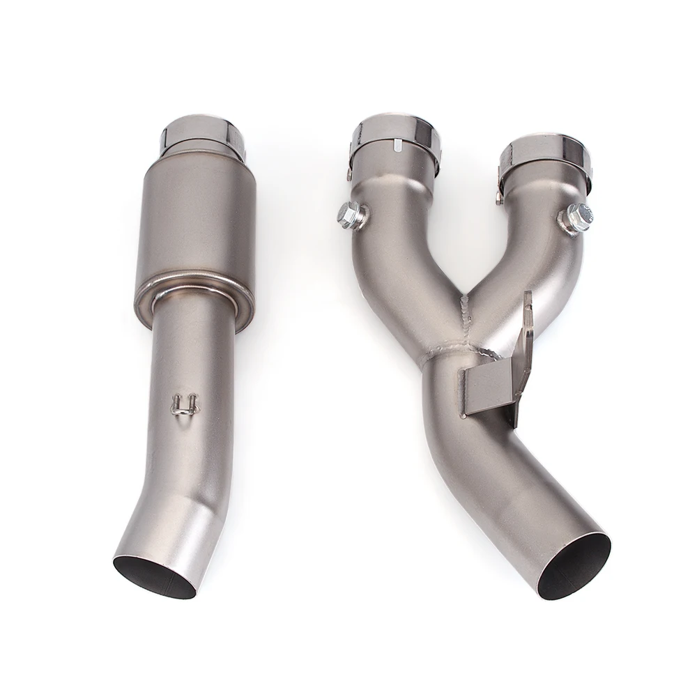 

FOR Yamaha YZF-R1 Exhaust Middle Section - 51mm Integrated Link Tube Slip-on Muffler System 2015-2021