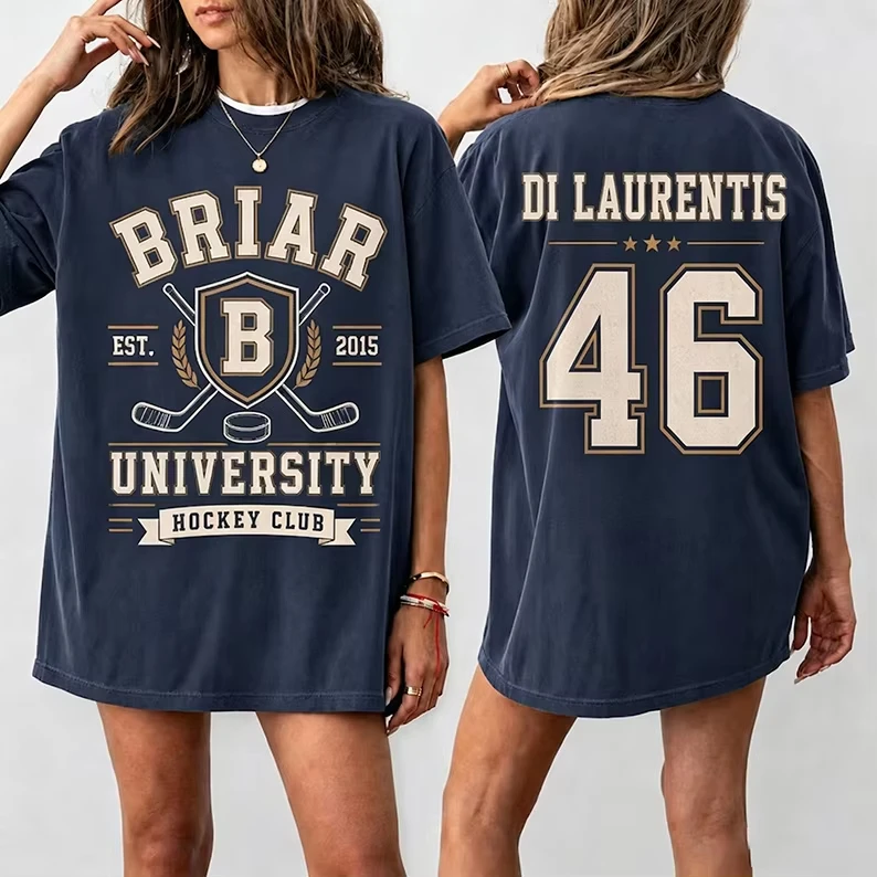 Off-Campus Vintage Loose Oversized Unisex T-shirt Harajuku Streetwear Trendy Cotton Print Breathable high quality Couples soft