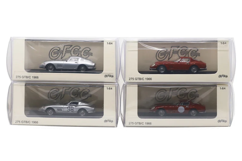 GFCC 1:64 275 Red / silver#98 Race Diecast Model Car