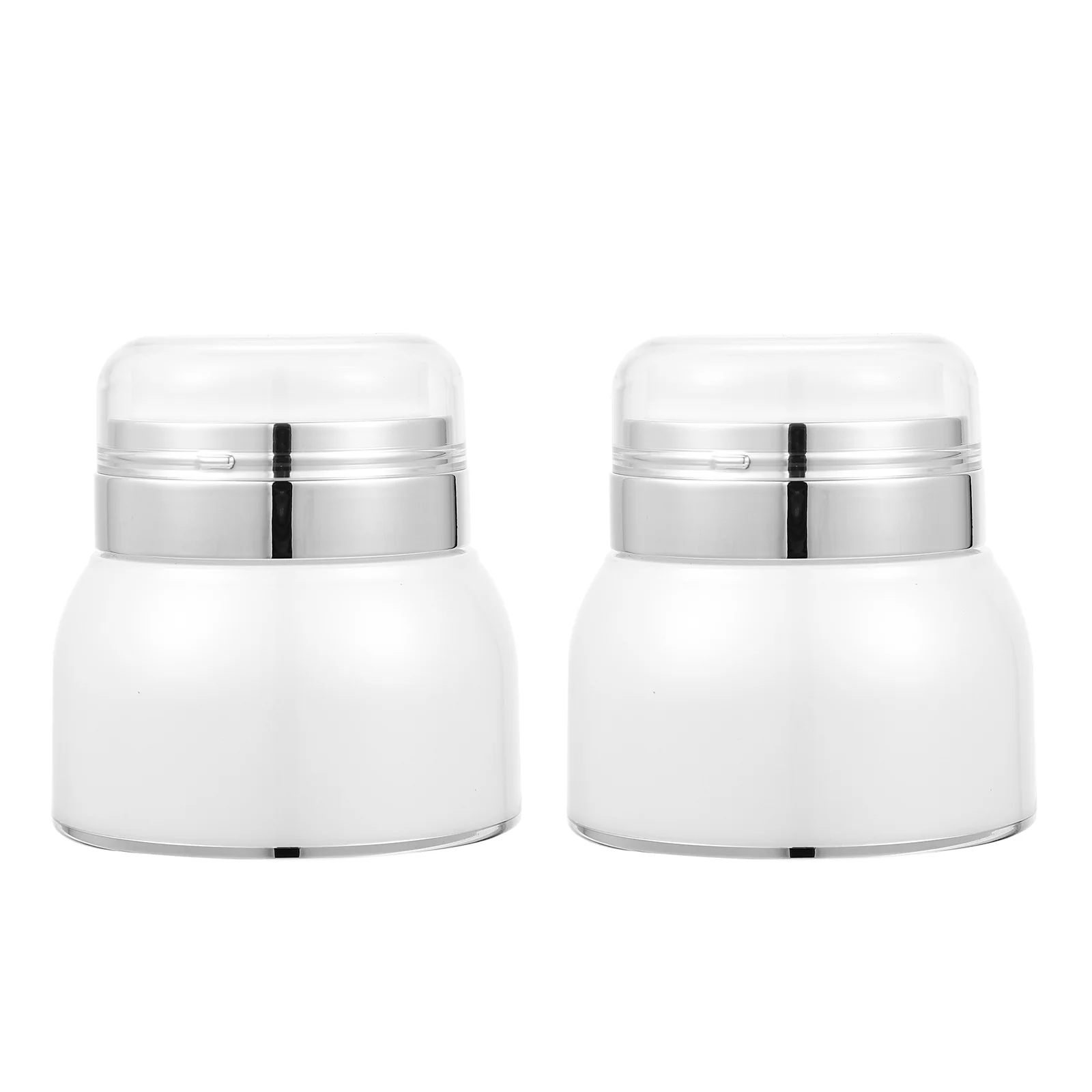 

2 Pcs Cream Bottle Airless Pump Liquid Bottle Vacuum Bottles Travel Lotion Container