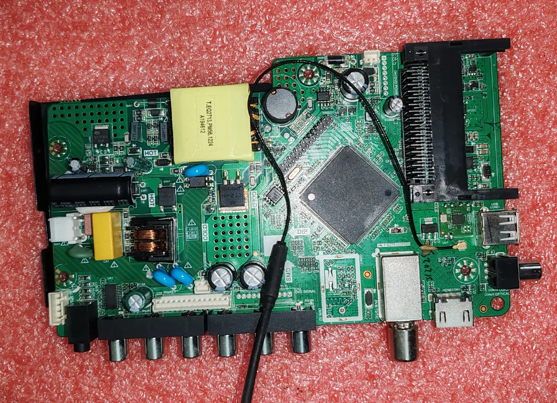 HK.T.S2T512CP533  Three in one TV motherboard tested well with 37-41v 350ma for 1366x768 LED screen