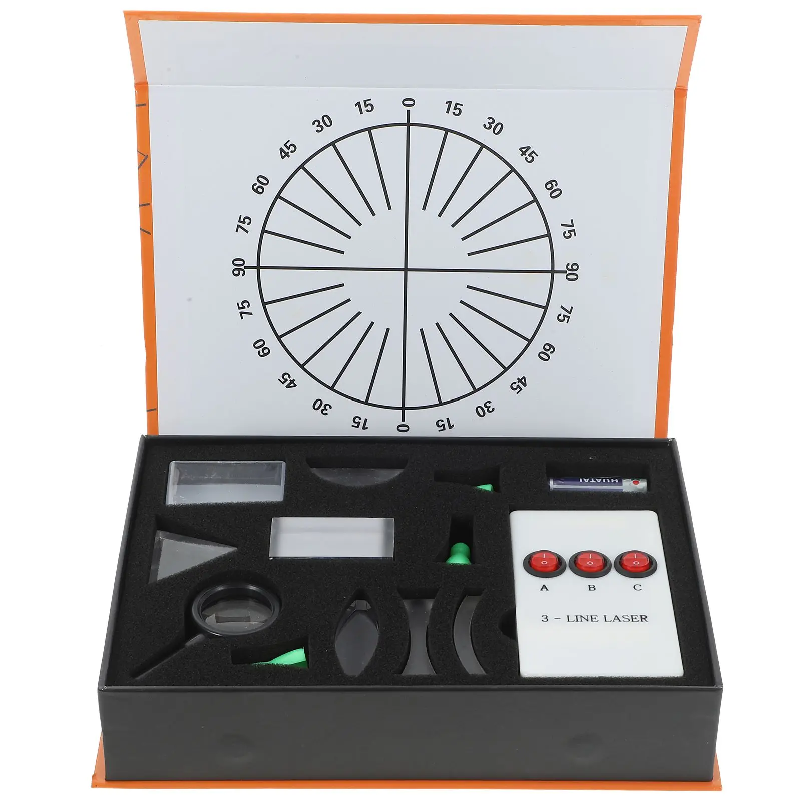 

Optical Experiment Box with Convex Mirror Kit for Physical Optical Teaching Tools Laboratory Equipment Set