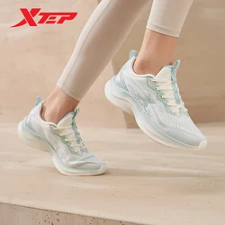 Xtep Running Shoes For Women 2023 Autumn Comfortable Sports Shoes Cushion Lightweight Breathable Sneakers Support 977318110052