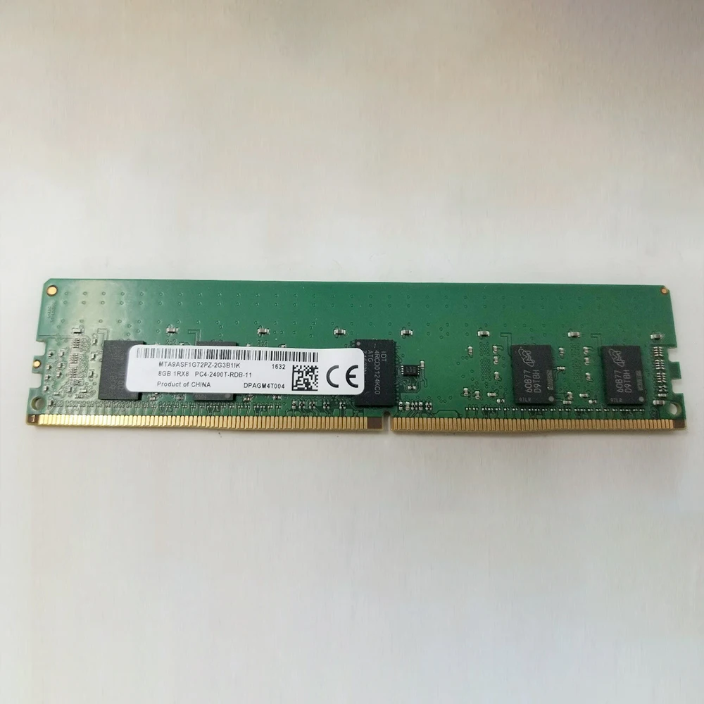 1 шт. для MT RAM MTA9ASF1G72PZ-2G3B1IK 8G 8 ГБ 1RX8 PC4-2400T 2400 DDR4 серверная память высокого качества быстрая доставка