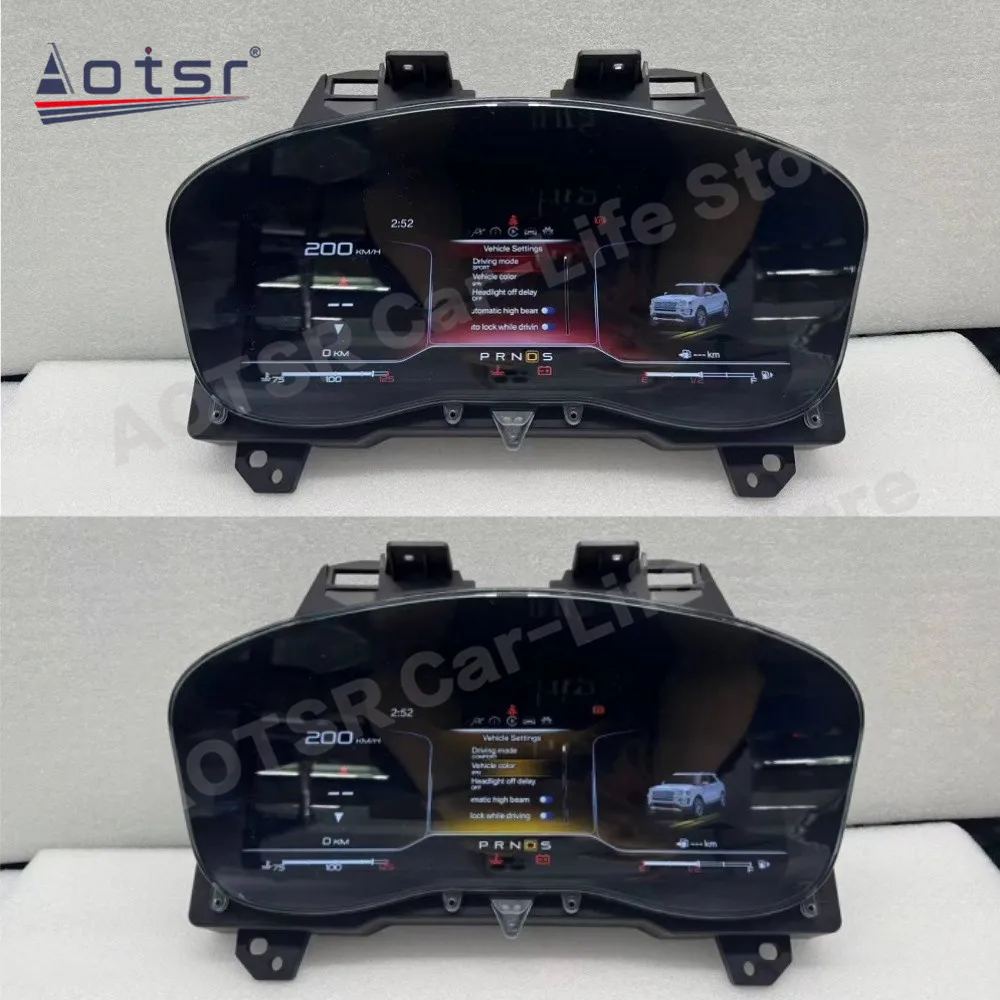 12.3 In For Ford Explorer 2011~2016 Built Carplay Digital Performance Display Dashboard  LCD Speed Table Car Virtual Information view 6