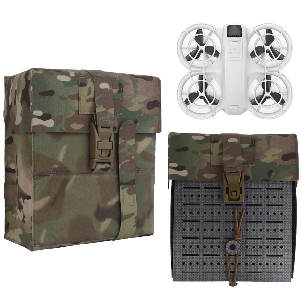 

Tactical Drone Bag FPV Fast Deploy Pouch DJI Storage Case for Airsoft Hunting Vest Plate Carrier MOLLE Backpack Accessories