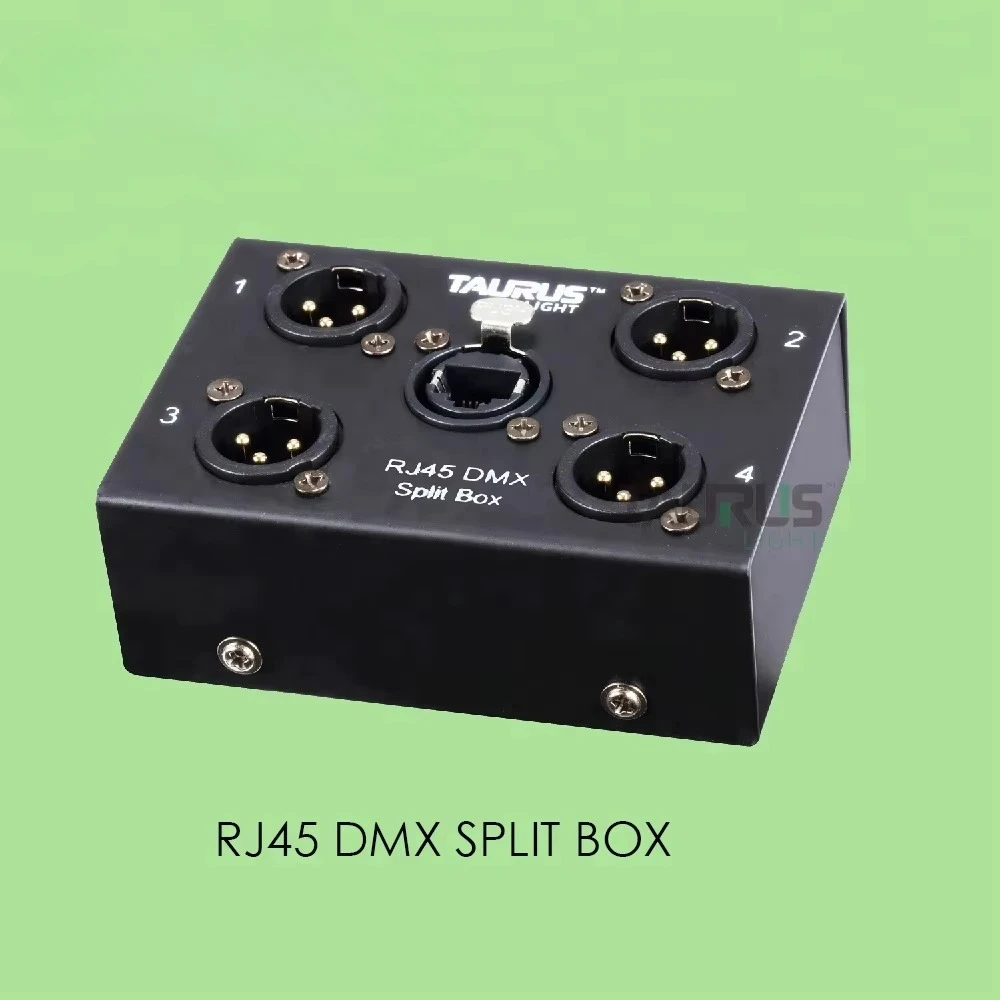 

Audio Equipment Dmx 5 Pin Male/female Artnet RJ45 DMX Splitter Connector