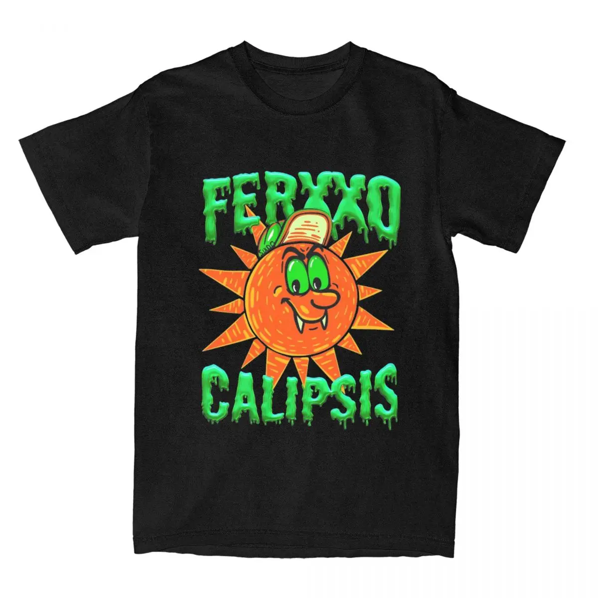 Men Women's Feid Ferxxo Calipsis 2024 Tour Shirt Merch FerxxoCalipsis Cotton T-shirt Clothes Graphic Print Tees Summer