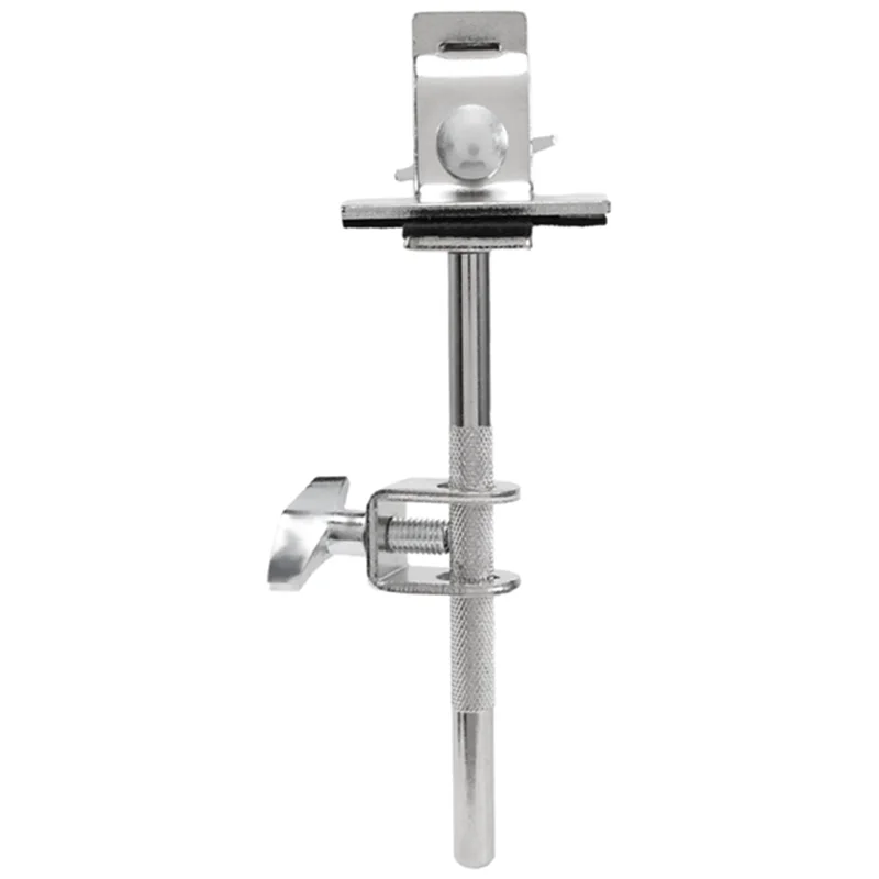 

AS98-2X Drum Cowbell Clip Cowbell Holder Cowbell Mount Stand Cowbell Extension Clip Hardware Percussion Accessory