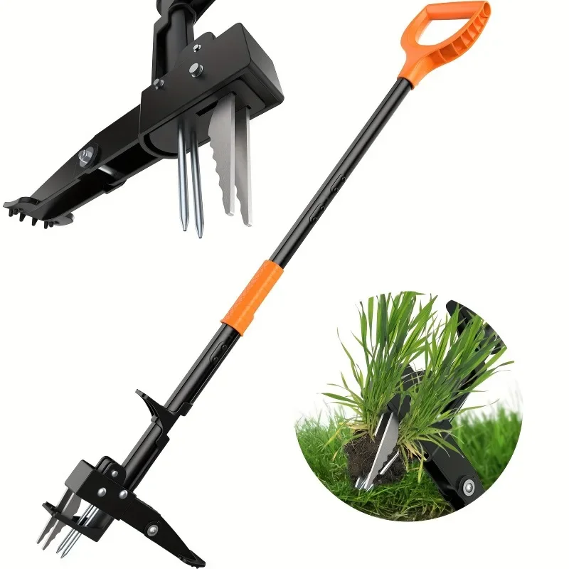 Weed removal tool 42 Vertical 4-claw gardening manual removal tool