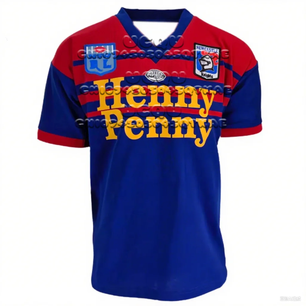 شمال سيدني الدببة 1991 ريترو الرجبي الدوري جيرسي الرياضة في الهواء الطلق تي شيرت التجفيف السريع الرجال والنساء الاطفال بلايز أحجام 100-6XL #1