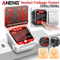 ANENG AC28 Digital Display Socket Tester US EU Plug Polarity Phase Pheck Detector Voltage Power Test Multi-function Electroscope