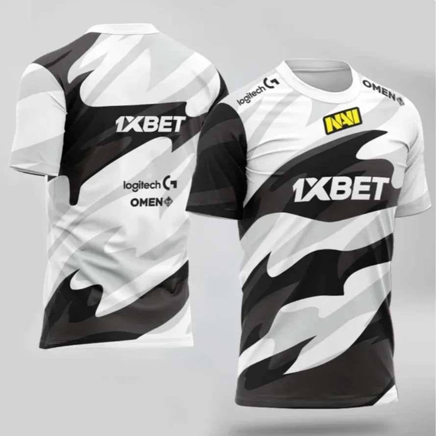 New E-sports Navi Game Team Uniform, Men's T-shirt, CSGO Game Professional Player Casual T-shirt, Breathing Sports T-shirt