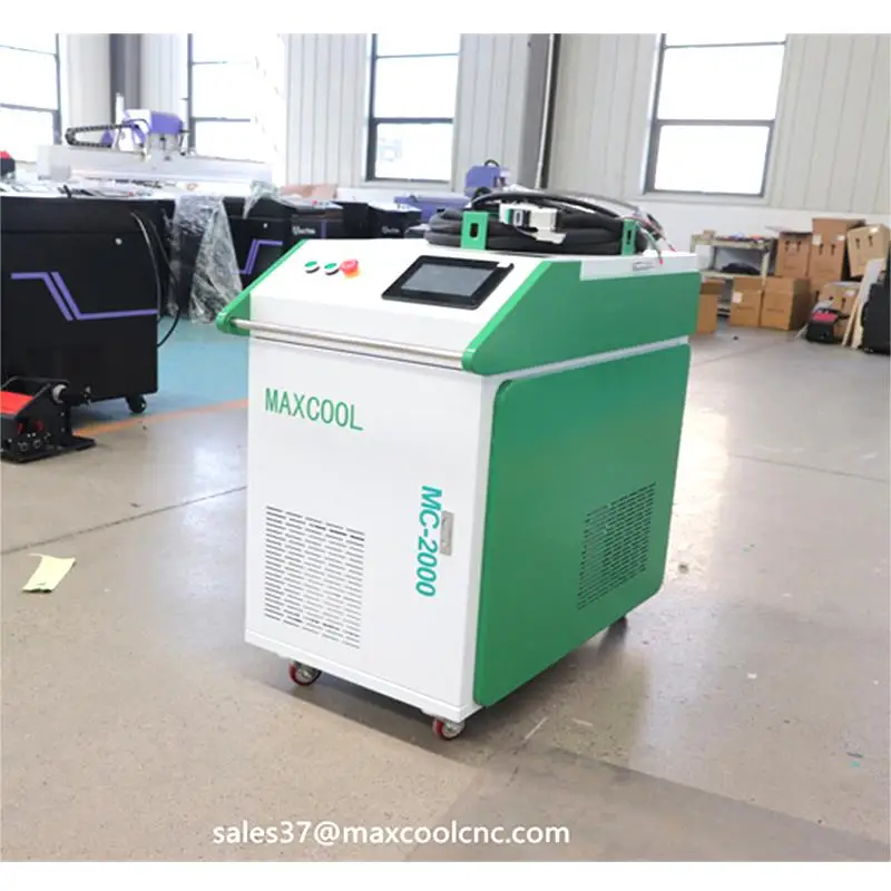 

Maxcool 1000W Laser Cleaner 1500W 2000W Continuous Car Metal Rust Removal Fiber Handheld Laser Cleaning Machine