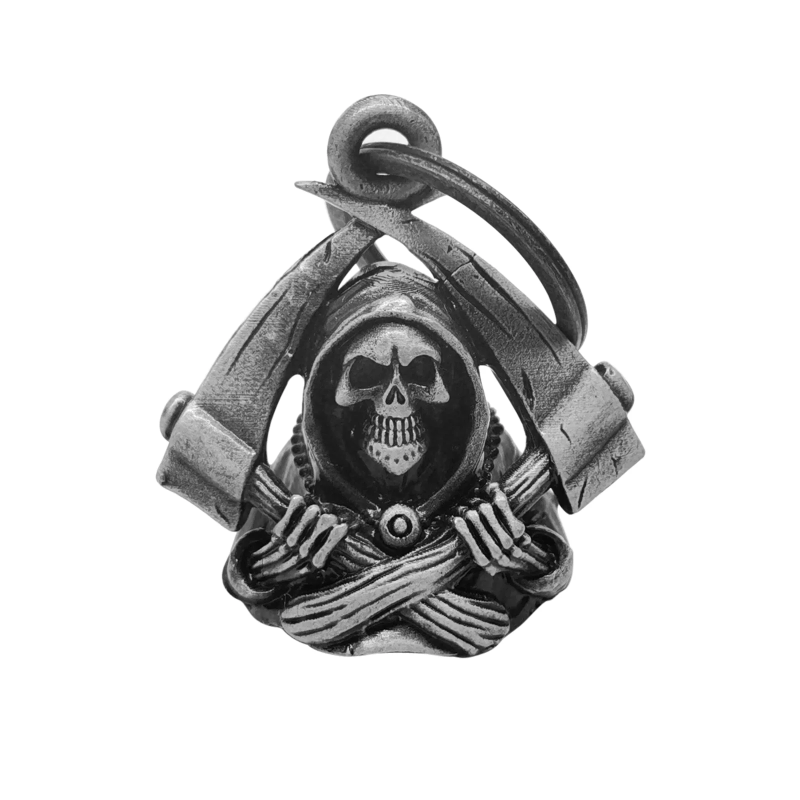 

Motorcycle Bell Guardian Angel Drive Away Gremlin, Grim Reaper Bell Biker Bell for Men Women Rider Riding, Good Luck Gift
