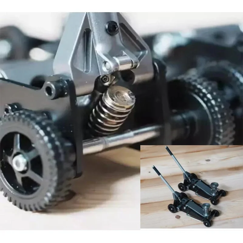 

Аксессуары для автомобильного домкрата на радиоуправлении 1/10, радиоуправляемый альпинистский автомобиль, внедорожник, специальный металлический домкрат, модель JDM-202