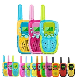 Mini walkie-talkie portátil para niños, receptor de largo alcance, regalo de cumpleaños, juguetes para niños y niñas, 3-5km, 1 pieza