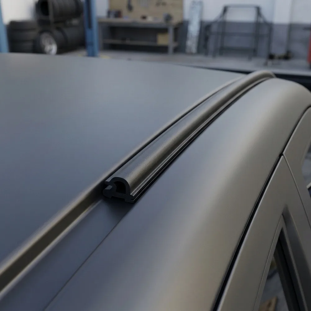 Roof Moulding Trim Seal for Toyota For Tundra CrewMax Cab 2006-2021 Rubber Construction with Embedded Steel Wire Support