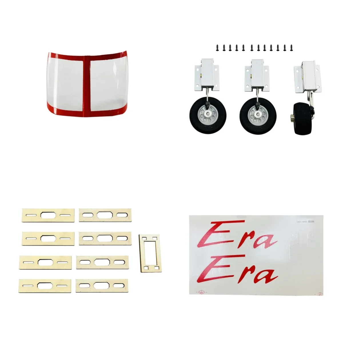 Roban-Pièces de rechange de fuselage à l'échelle A109, remplacement d'hélicoptère, modification de l'Antarctique, fenêtre, queue, train d'atterrissage rétractable, entretoises en bois, taille 500