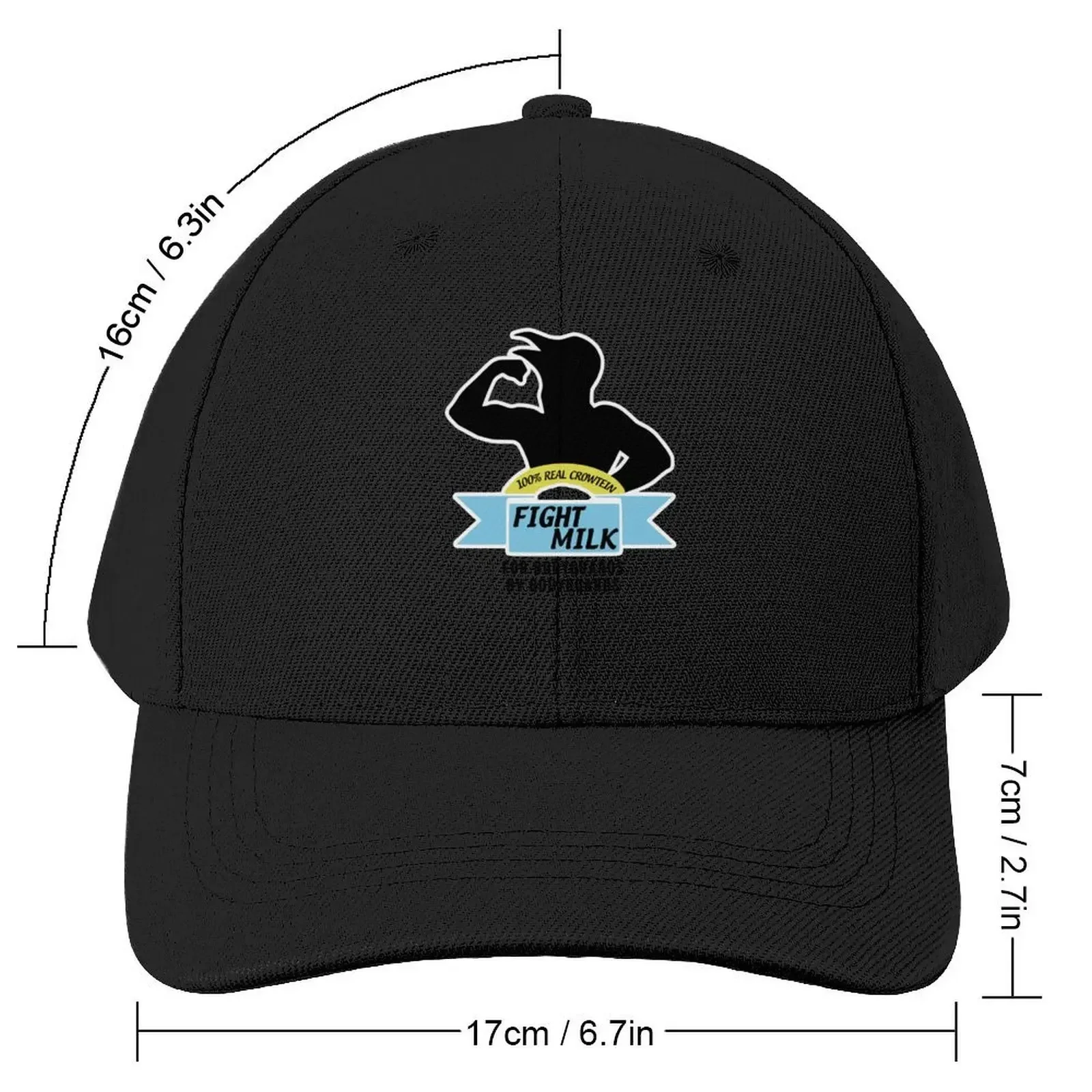 Fight Milk Baseball Cap Beach Outing Beach Luxury Brand Caps Women Men's