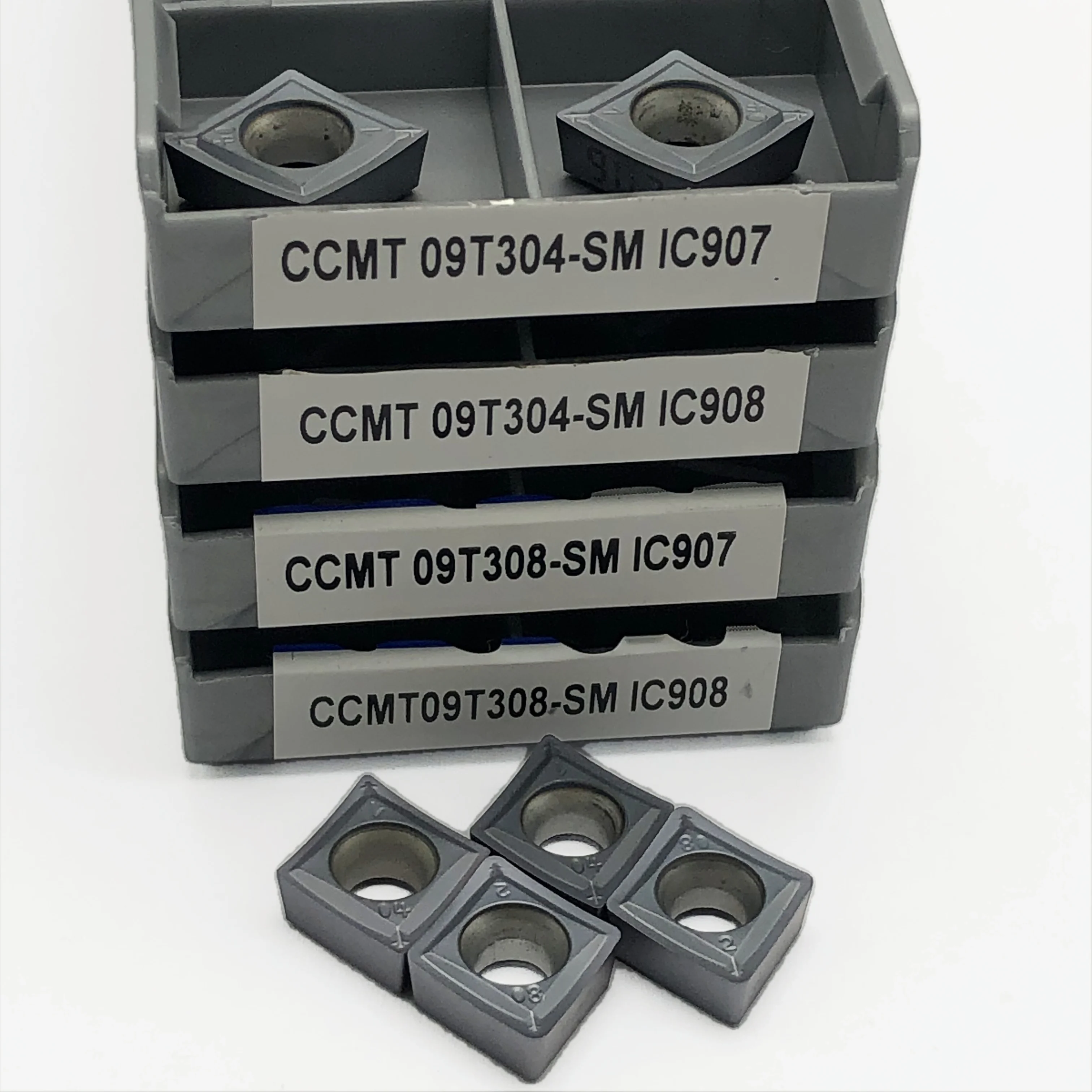 Carbide insert CCMT09T304 CCMT09T308 internal turning tool CCMT09T304 09T308-SM IC907/IC908 cnc parts