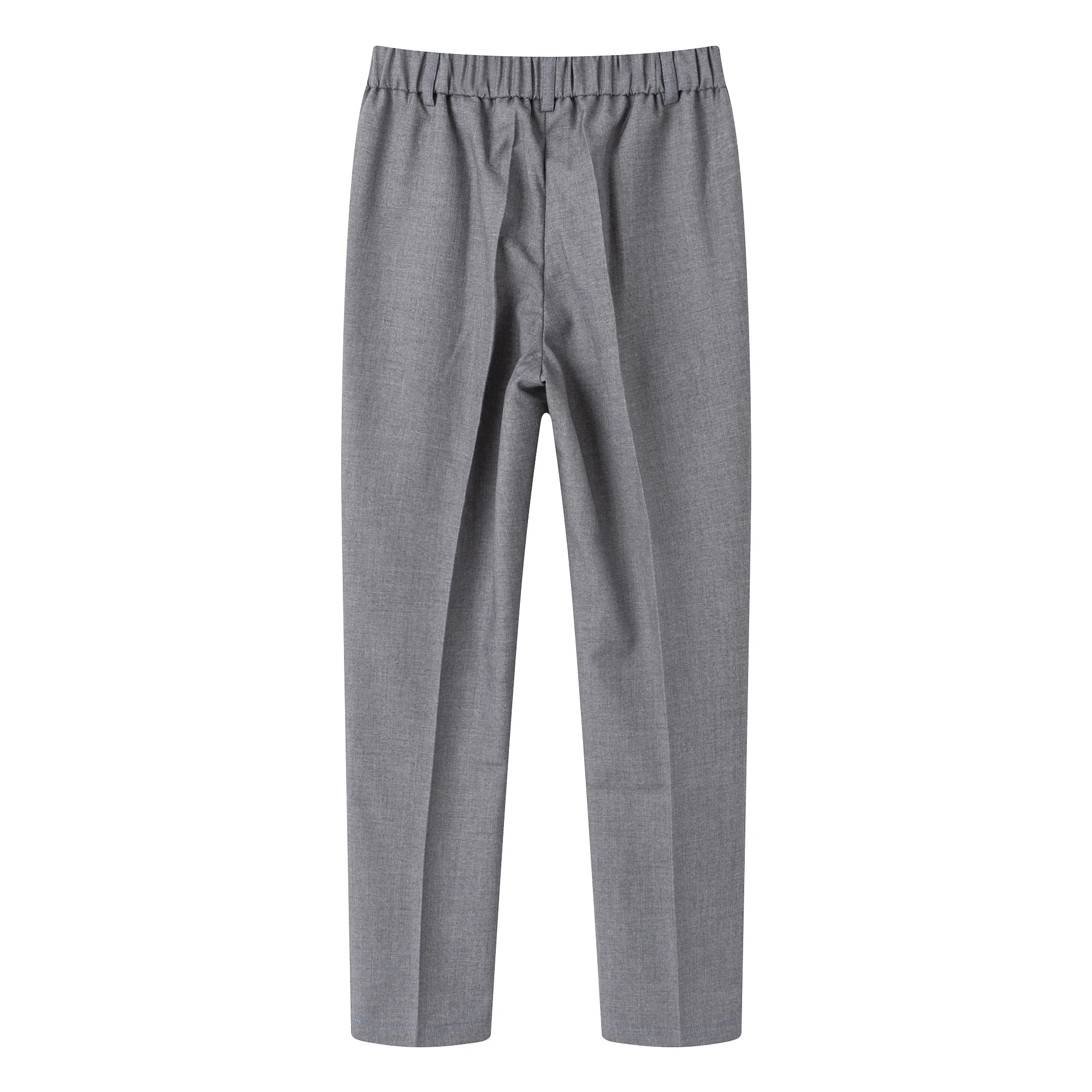 Boy Formal Wear Pants Long Blazers Trousers Size 110-170 Solid Color Gray Blue Black Red Khaki School Pants Children Long Pants