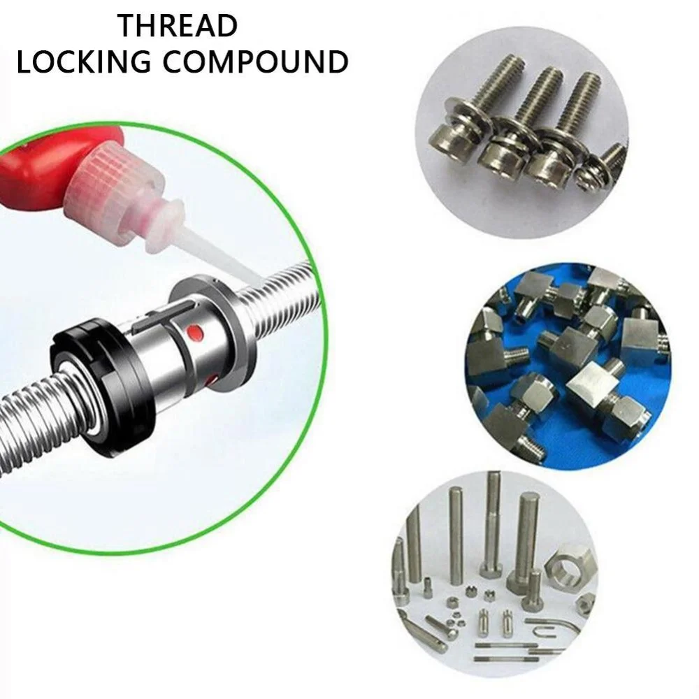 Lock, Seal & Protect: K-262 Anaerobic Thread Locker (Red/) for Automotive Fasteners, Prevents Loosening & Corrosion 10ml