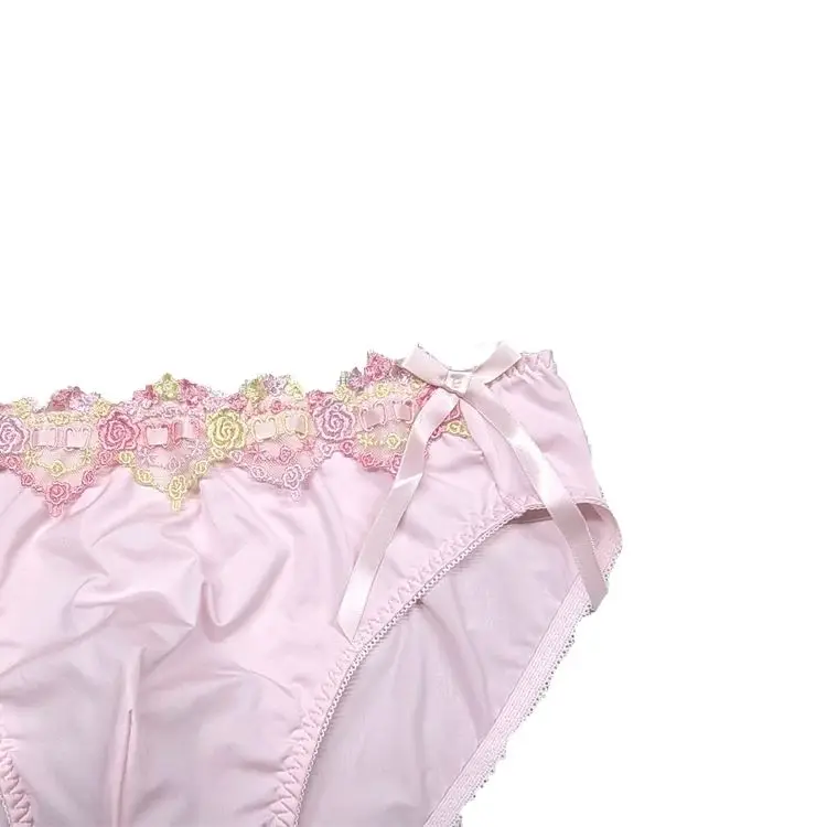Handmade Man\'s Lace Soft Silky Touch Briefs Live Show Dance Panty DJ Club Sexy Costumes Private Party BF Harajuku