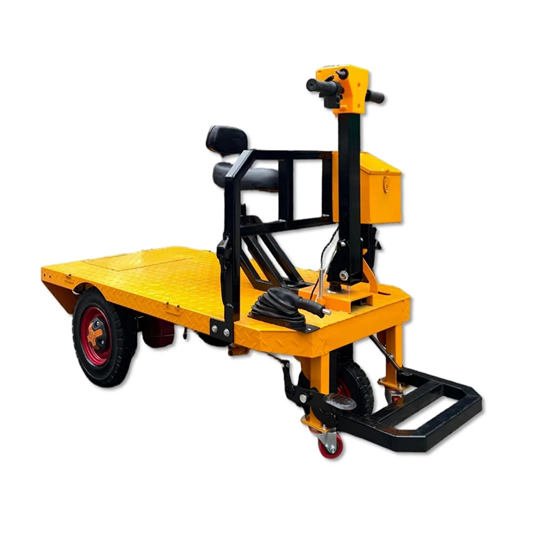 Electric Tricycle Flatbed Truck, Construction Site Handcart, Cargo Handling Vehicle, Three-wheeled Electric Vehicle