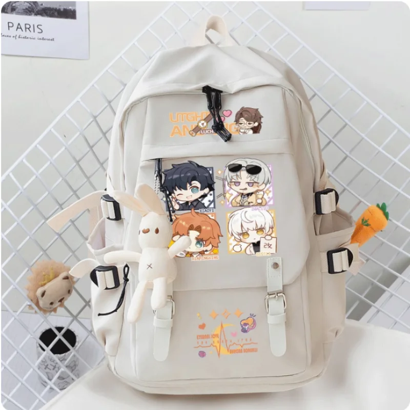 Anime Light And Night Osborn Evan Sariel  Big Capacity Girls Backpack Travel Bag Boy Teenager Schoolbag