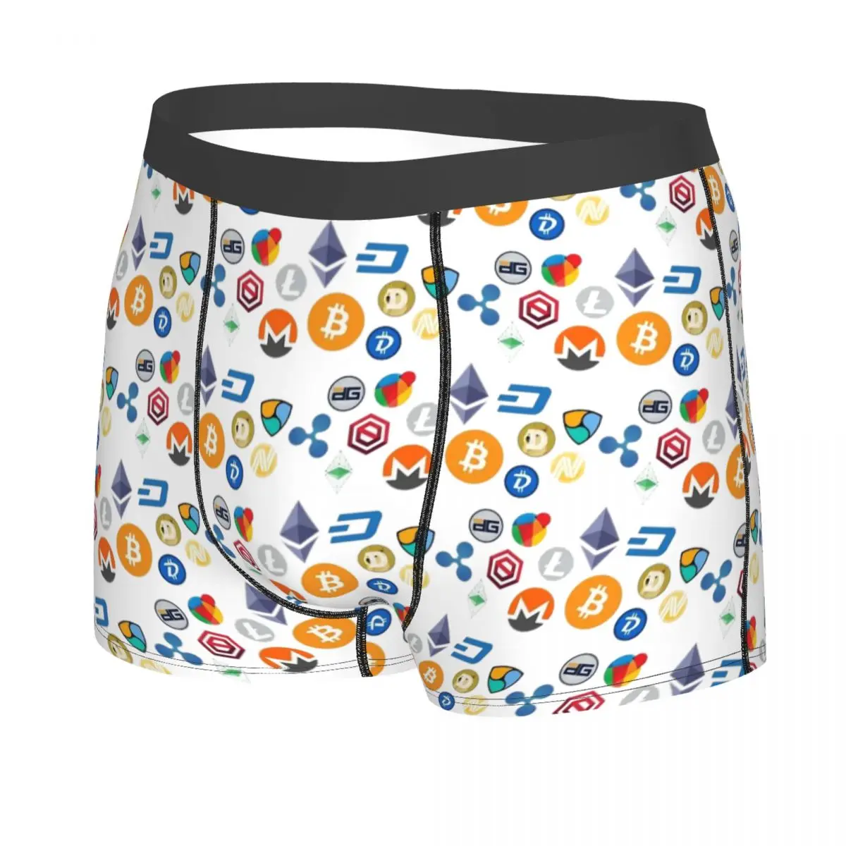 Crypto Coin Art Crypto Icon Man'scosy Boxer Briefs Underwear Highly Breathable High Quality Gift Idea