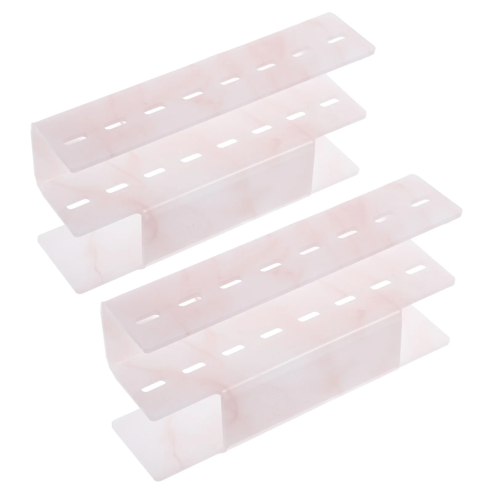 2 pezzi pinzette per ciglia in acrilico organizzatore stand espositore porta strumenti per trucco forniture per estensione ciglia acrilico organizzare rack