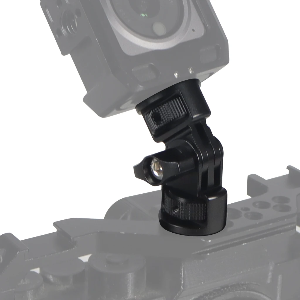 Aluminiumlegierung 1/4 Zoll Mini Stativadapter Halterung Basis für Gopro 13 12 11 10 für Insta360 X5 X4 X3 X2 für DJI Osmo Action Kamera – Detail 30